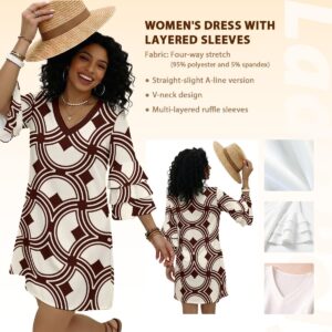 Hidden Bay Ruffle Dress — Chain Ivory - Afbeelding 4