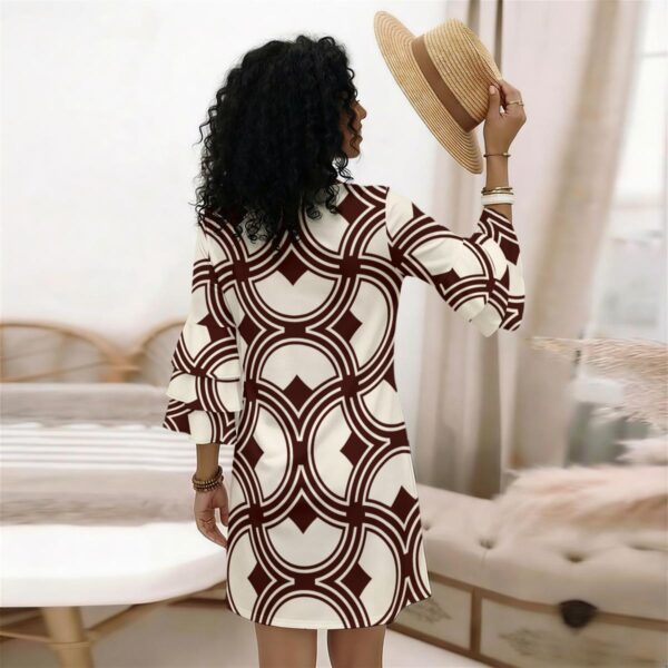 Hidden Bay Ruffle Dress — Chain Ivory